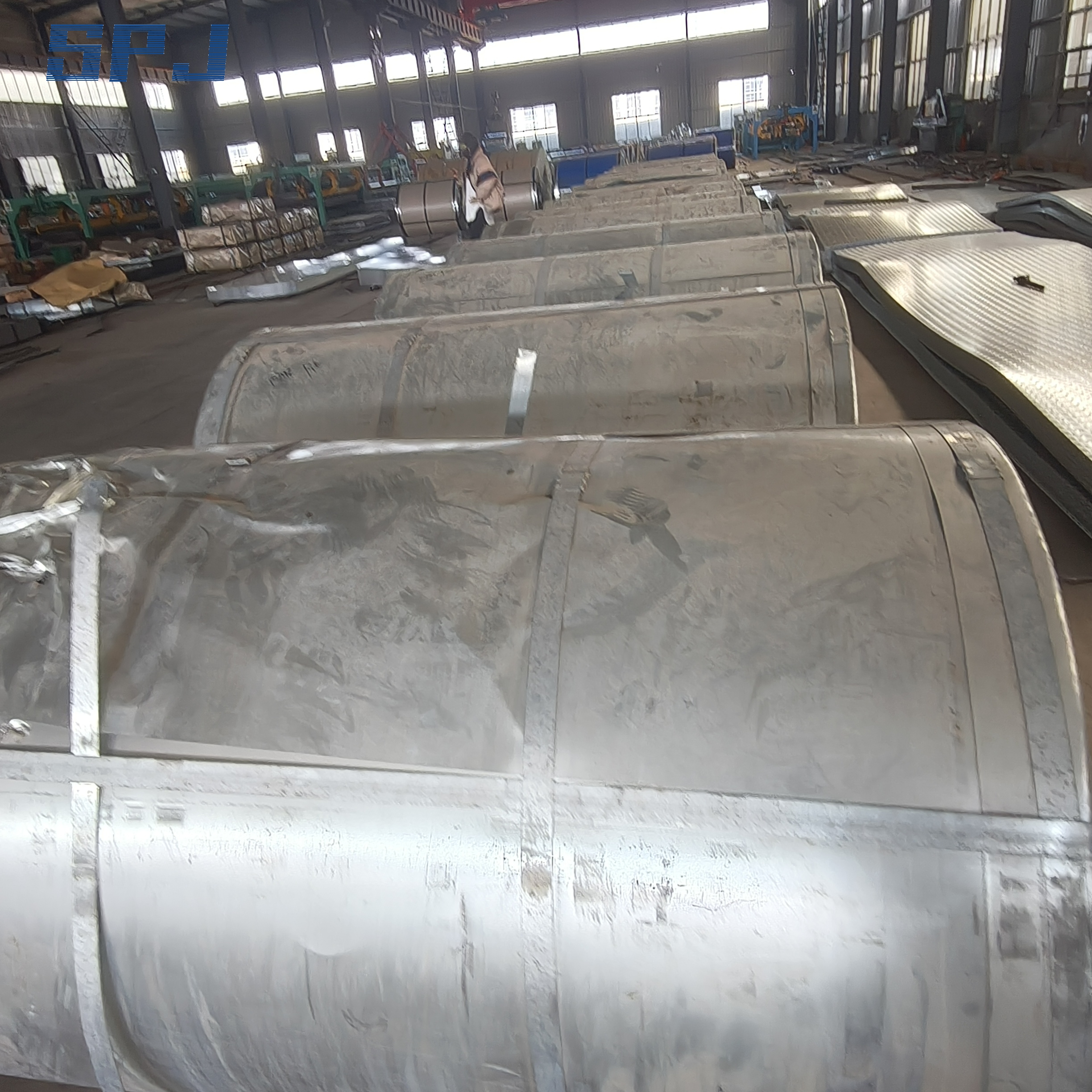 Wide Range of All Ral Card Color 600-1250mm Dx51d G550 Gi Sheet Hot DIP Galvanized Steel Coil