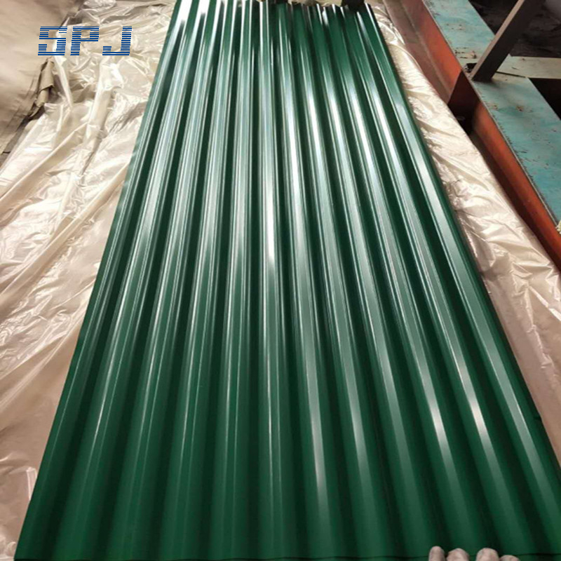 4X8 Galvanized Corrugated Sheet Color Coated Steel Roofing Tiles PPGI PPGL Color Corrugated Board