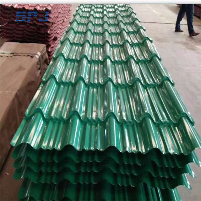 4X8 Galvanized Corrugated Sheet Color Coated Steel Roofing Tiles PPGI PPGL Color Corrugated Board