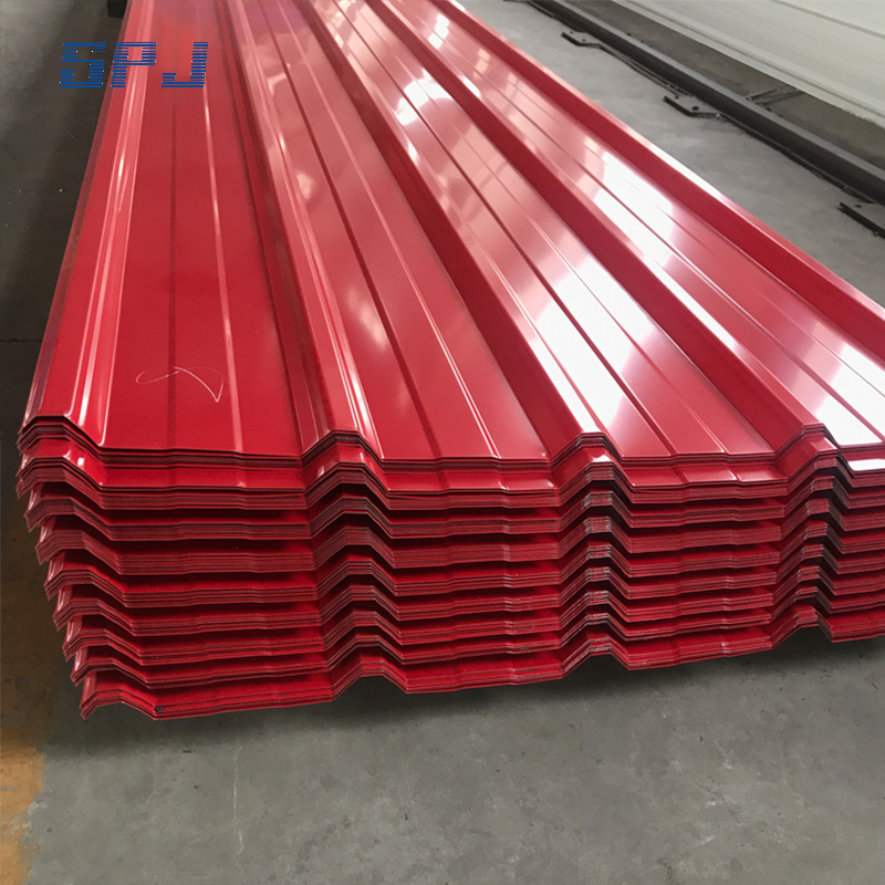 4X8 Galvanized Corrugated Sheet Color Coated Steel Roofing Tiles PPGI PPGL Color Corrugated Board