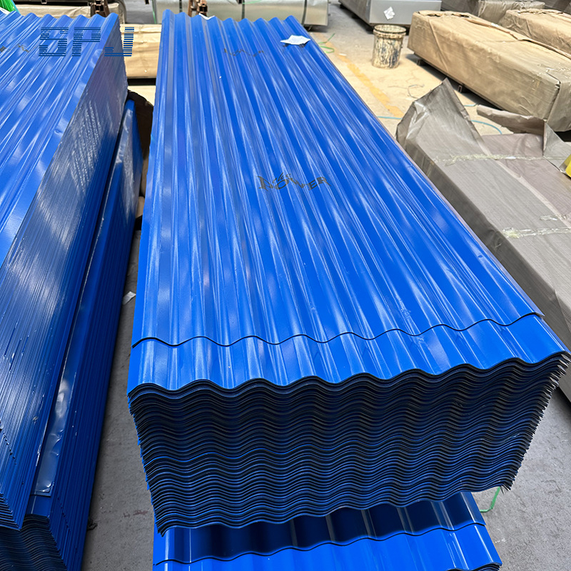 Galvanized Corrugated Board Color Coated Corrugated Board Roofing Steel Plate