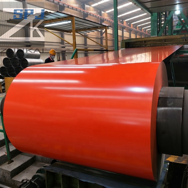 Prime Quality Dx51d+Z Coil Weight 3-8tons 0.46mm Color Coated Steel Prepainted Steel Coil Roll