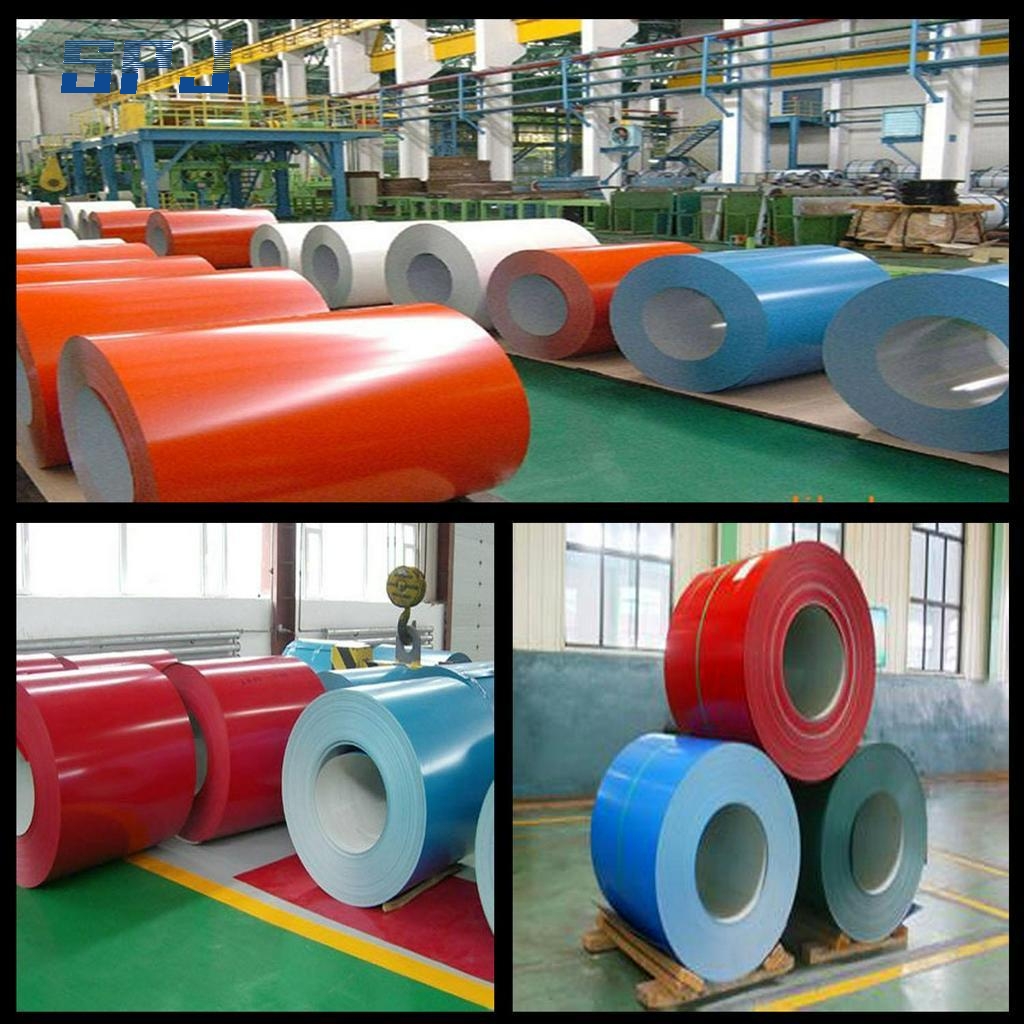 PPGI Coil Prepainted Galvanized Steel Iron Bobina De Acero PPGL Sheets Hot DIP Dx51d Z275 White Board Thick Colour Coated Rolls