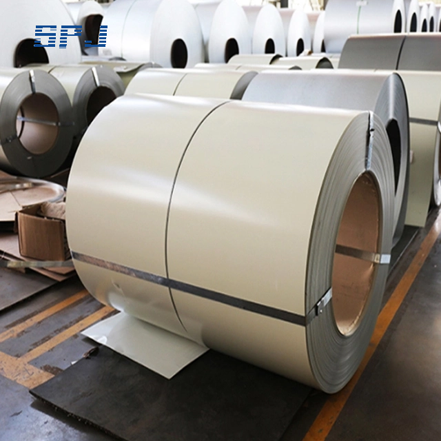 PPGI Coil Prepainted Galvanized Steel Iron Bobina De Acero PPGL Sheets Hot DIP Dx51d Z275 White Board Thick Colour Coated Rolls