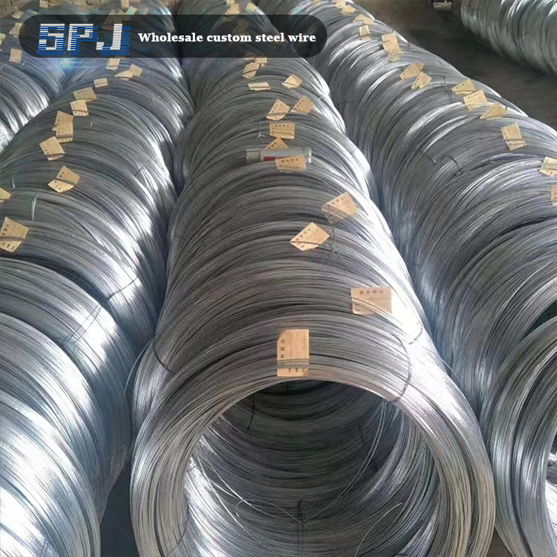 SAE1006 SAE1008 SAE1010 Q195 Q235 5.5mm 6.5mm Low Carbon Hot Rolled  Carbon Steel Wire
