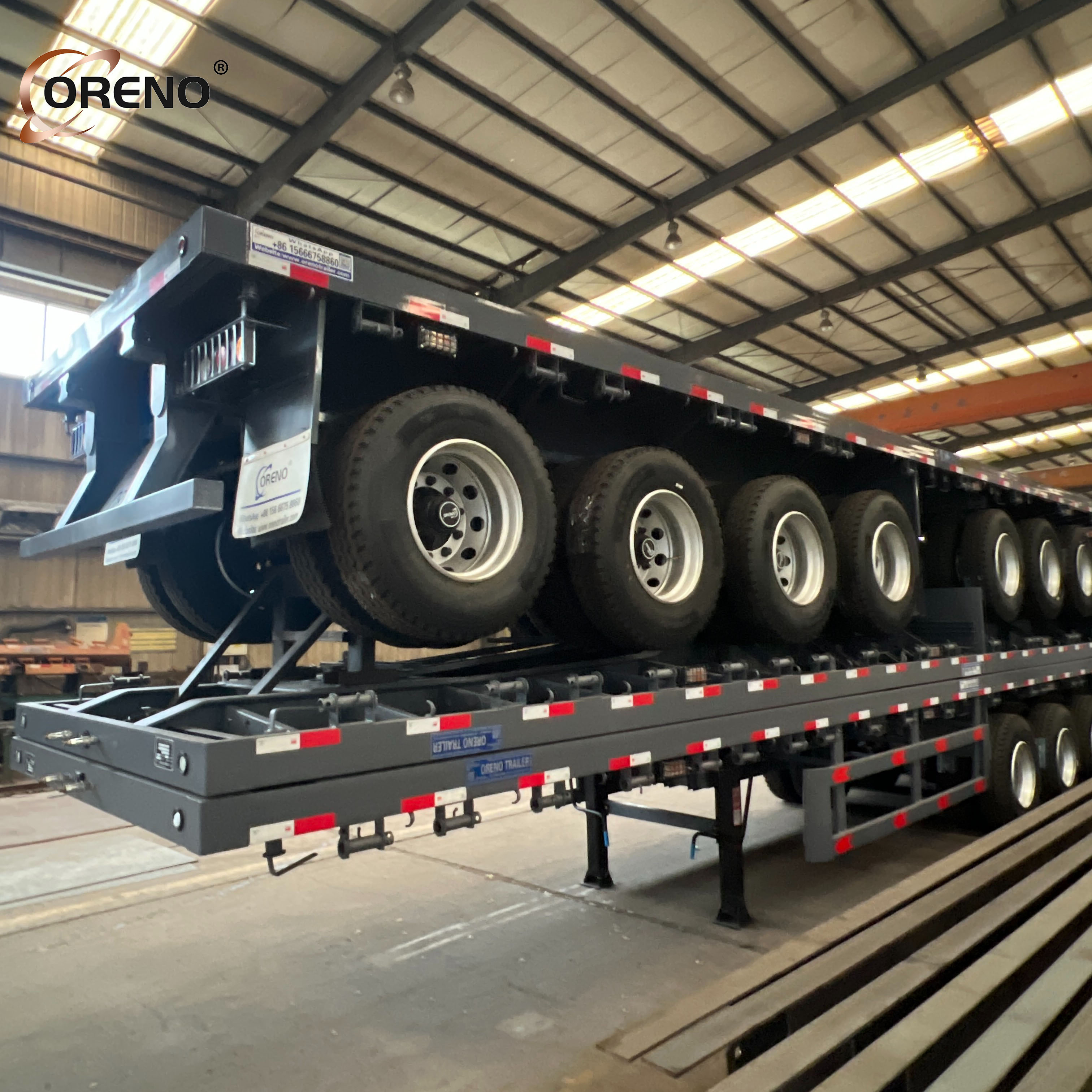 4Axle Flatbed trailer