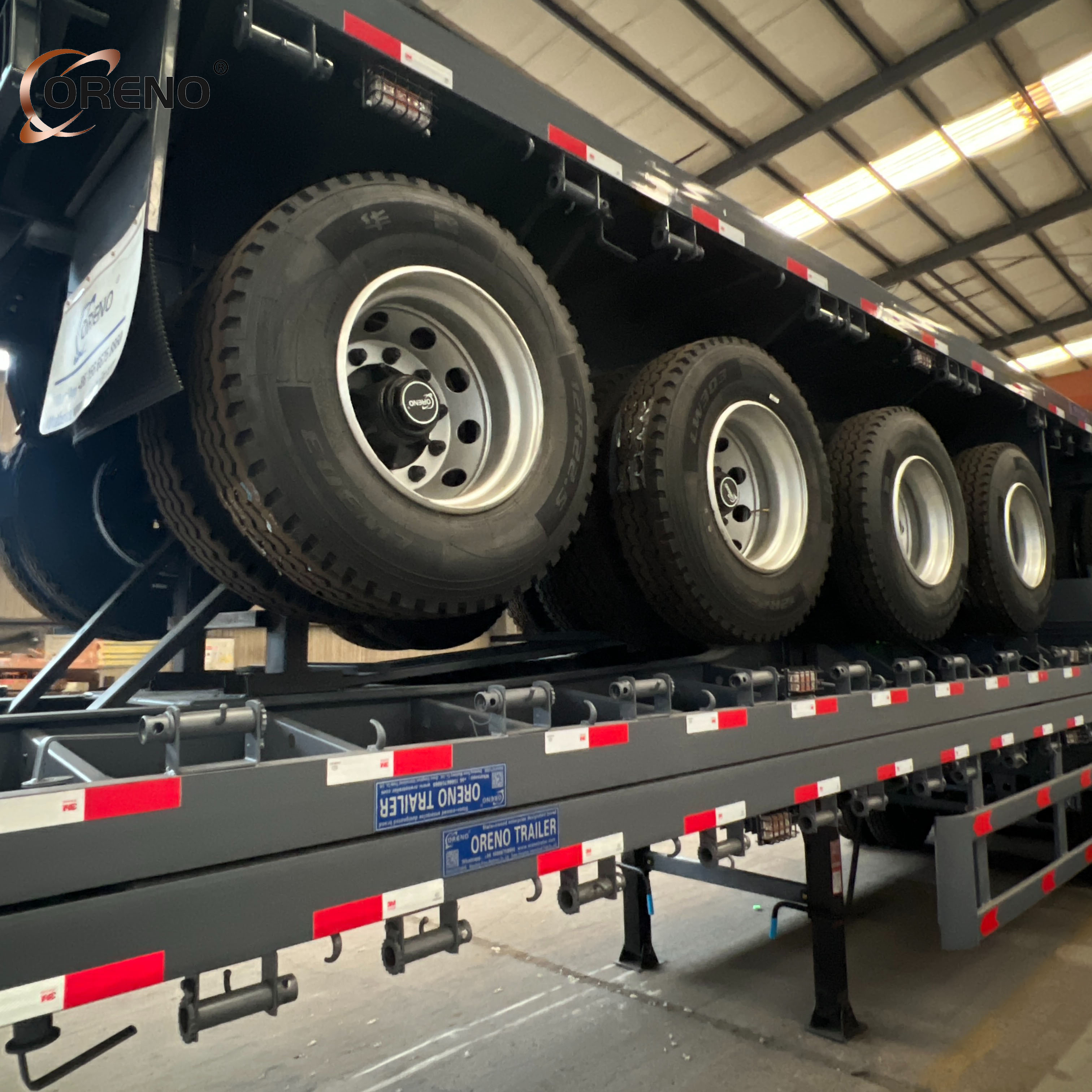 4Axle Flatbed trailer