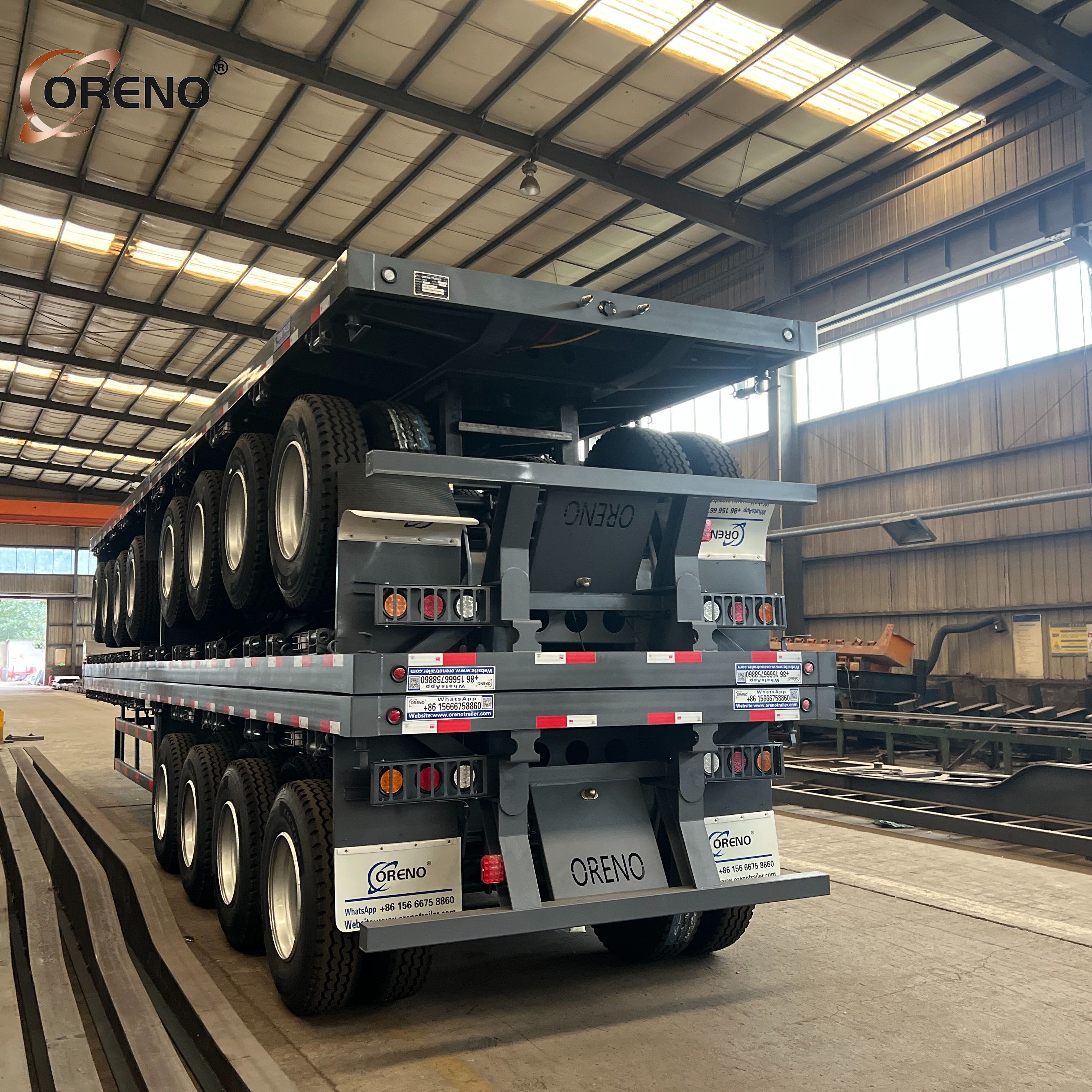 4Axle Flatbed trailer