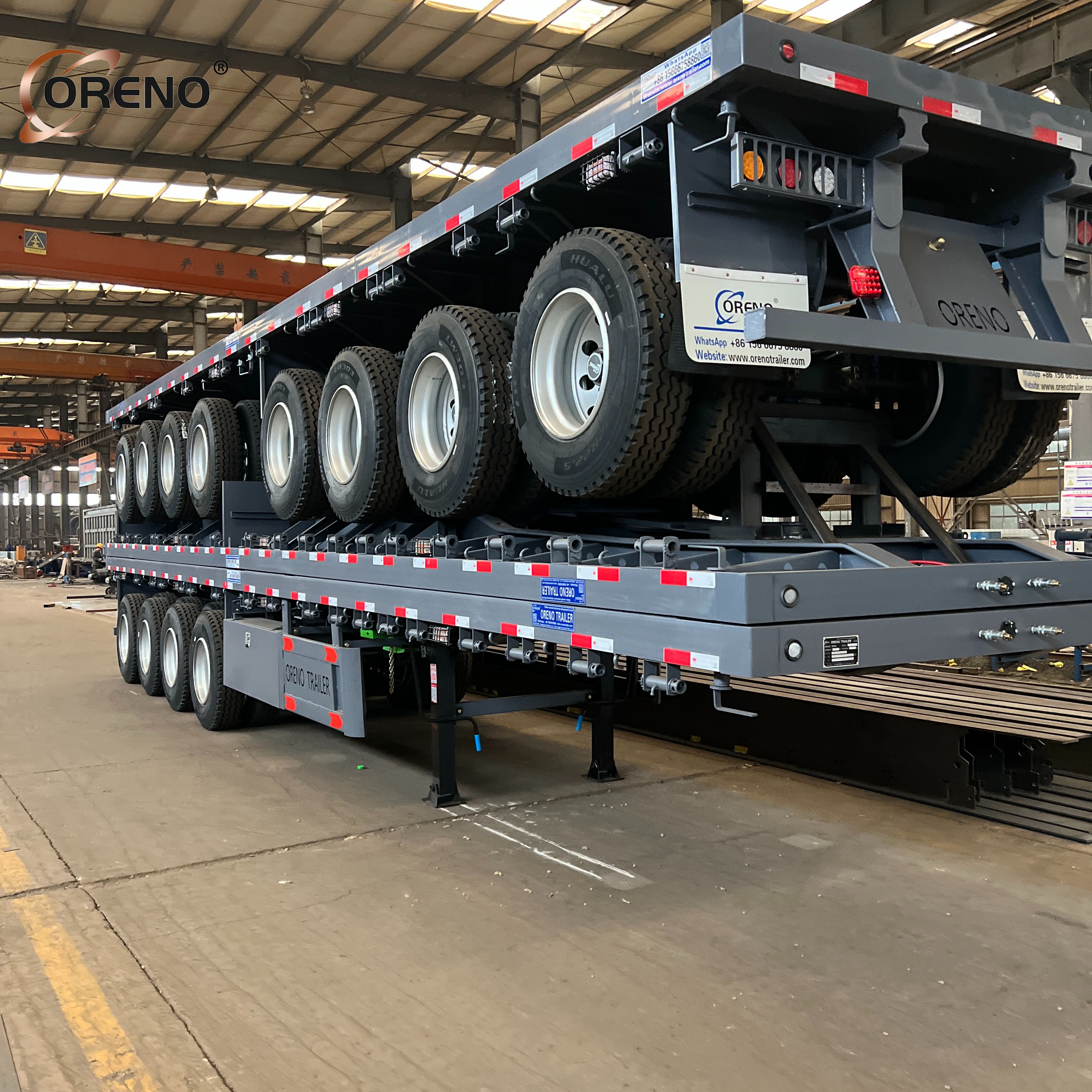 4Axle Flatbed trailer
