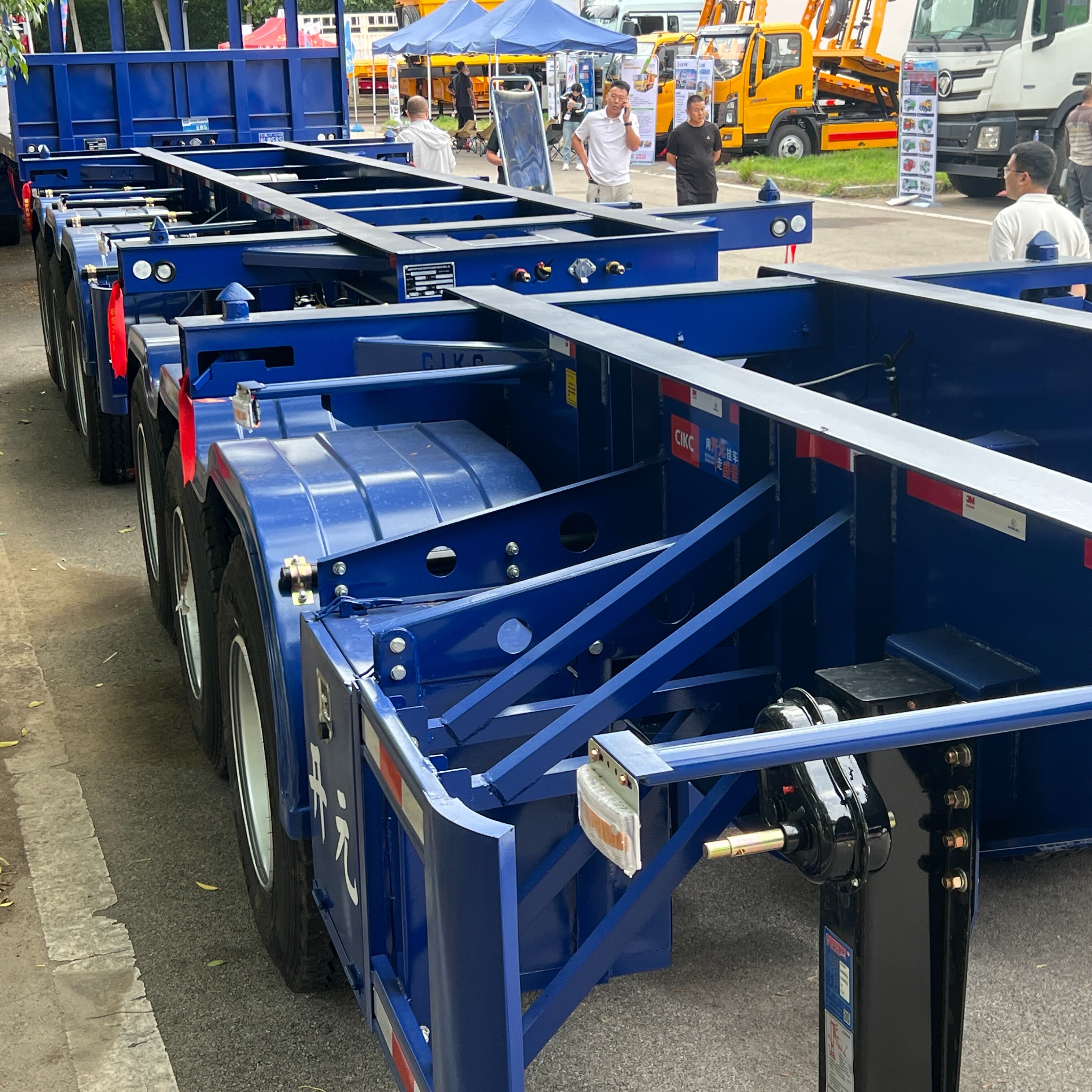 skeleton semi trailer