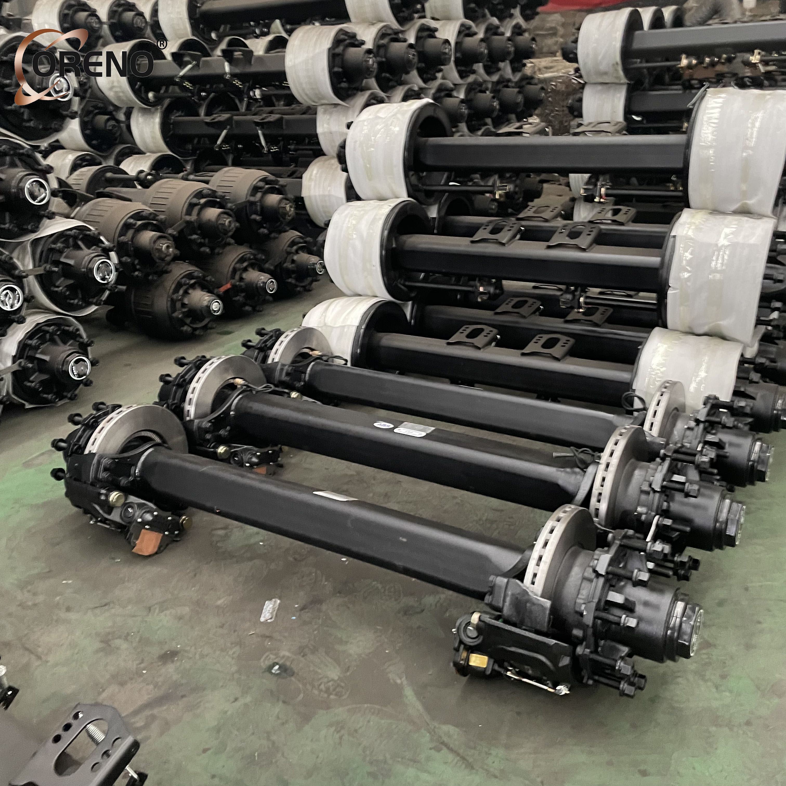 How do disc axles and air suspension synergistically empower modern high-efficiency transportation?