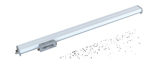 The closed structure features a metal casing to protect the sensing structure and precision bearings, preventing dust and cutting fluid from entering.