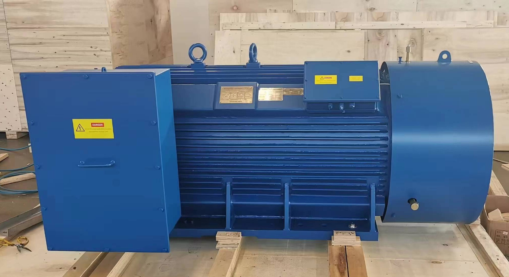 630KW 6600V High voltage motor 3 phase asynchronous for Pump plant made by KINCHI MOTOR