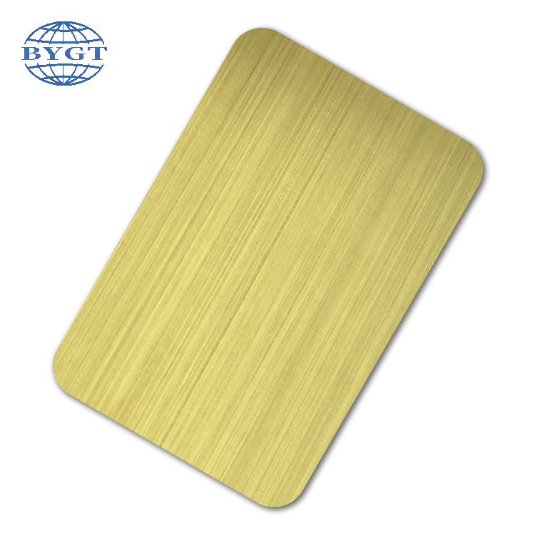 Stainless Steel PVD Color Coated Sheet 1.0mm 1.2mm 4x8ft Anti-Finger Print Stainless Steel Sheet