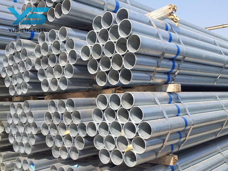 Zinc steel pipe/tube