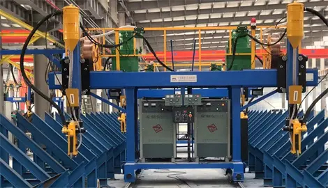 Cantilever Type H Beam Welding Machine 