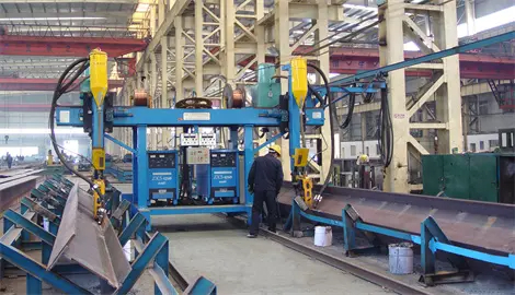 Cantilever Type H Beam Welding Machine 