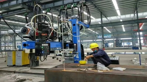 [Box Beam Processing Equipment]Wire Melt Type Electro-Slag Welding