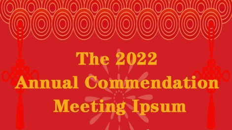 [Ambition - Casting Brilliance Together] The 2022 Annual Commendation Meeting Of Zhou Xiang