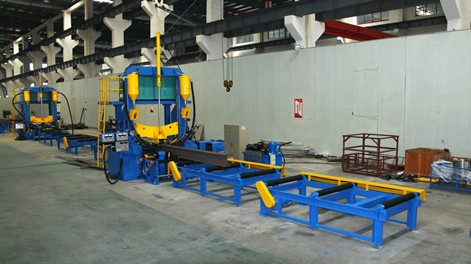 Advantages of H beam assembly welding straightening integral machine