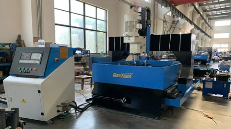 Operation method of CNC drilling machine