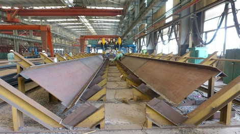 How to control welding defomation of H beam