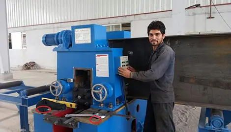 H Beam Flange Straightening Machine