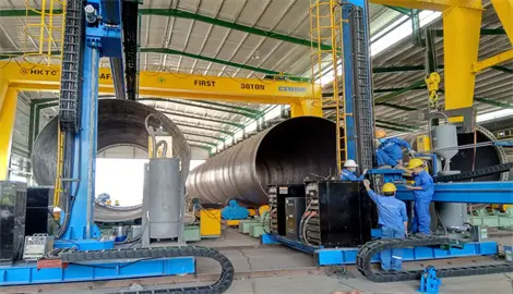Column and Boom Welding Machine 