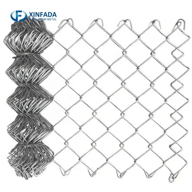 Galvanized Diamond Chain Link Fence