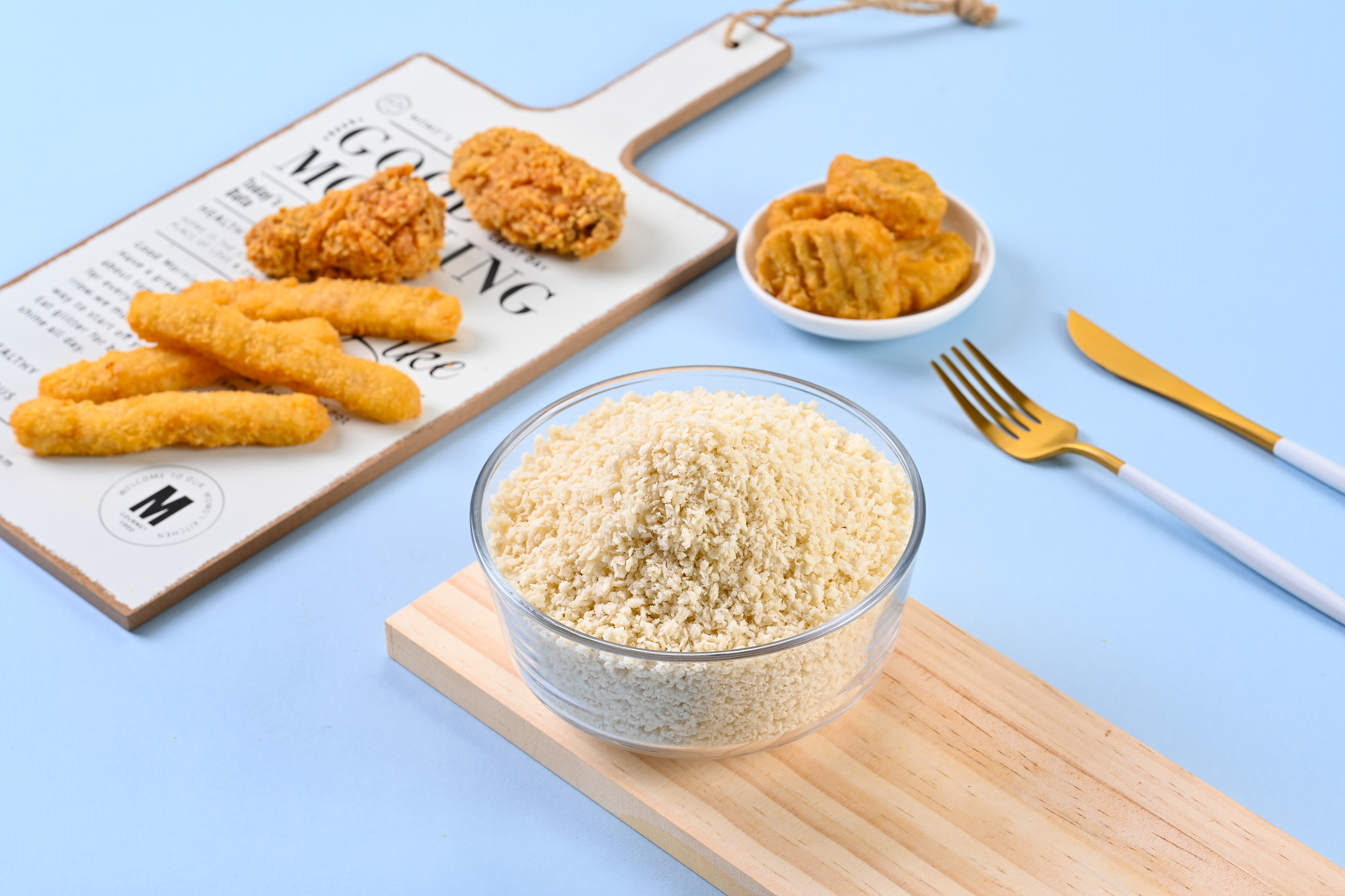 white bread crumbs