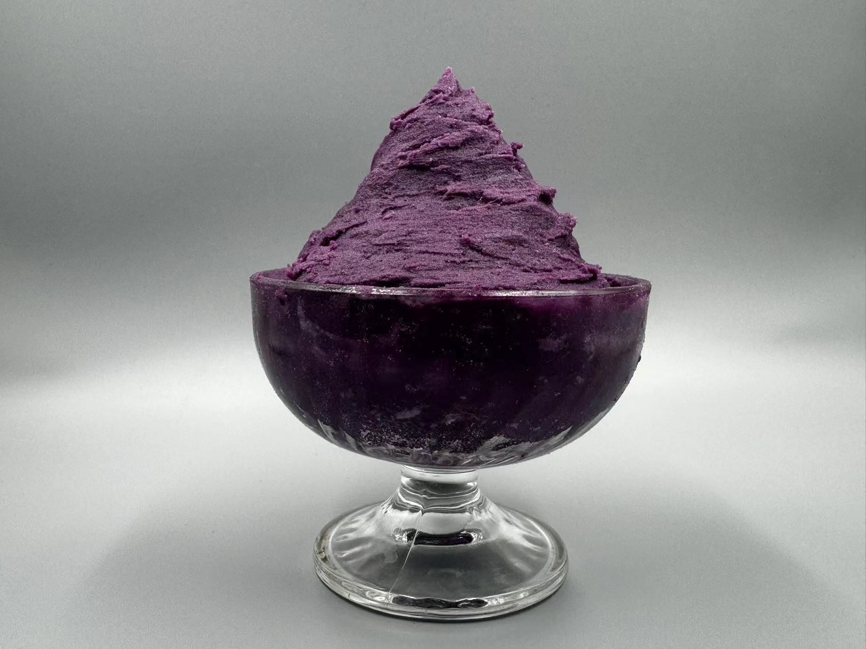 Purple sweet potato puree