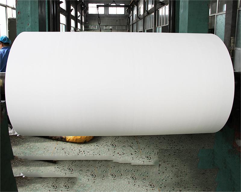 Manufacturers supply 40 grams of food grade single glossy white kraft paper roll base paper wholesal
