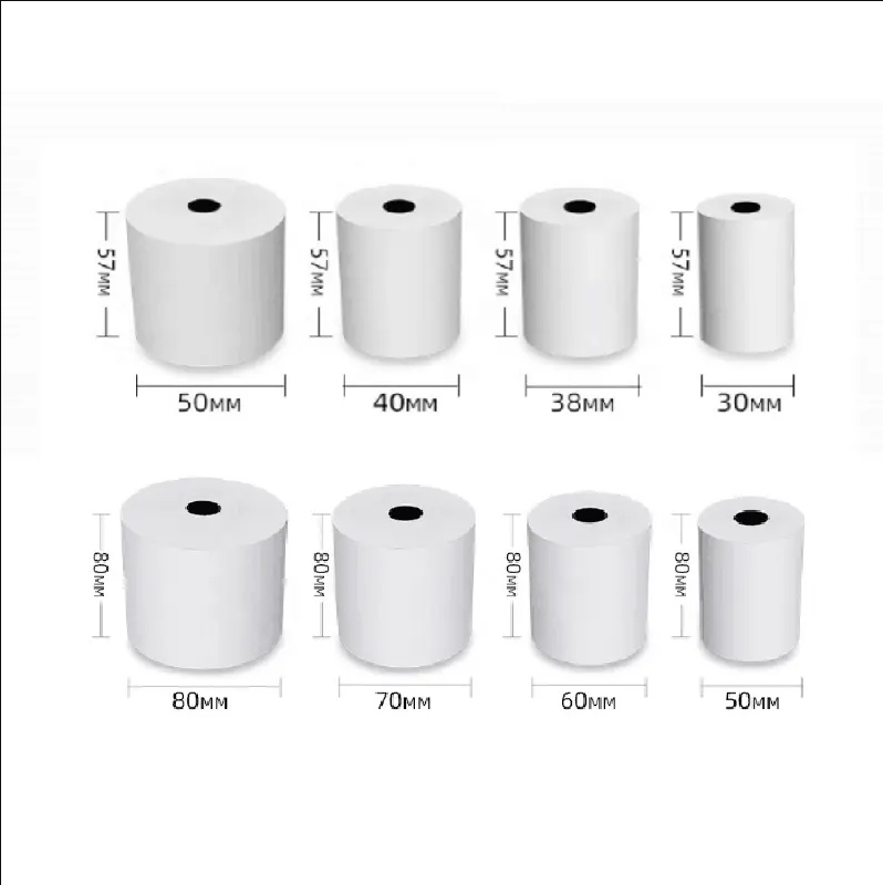 Fan Fold 500 Label Stack Waterproof A6 Waybill Adhesive Paper 100x150 White Direct Thermal Shipping