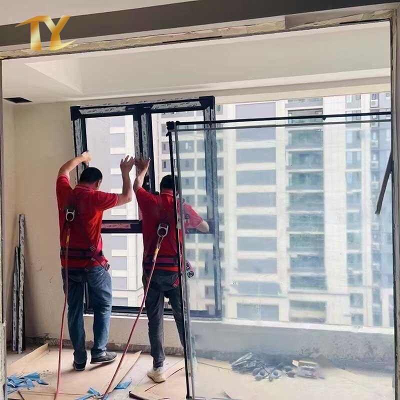 High Quality Soundproof Alumnium Folding Windows And Aluminum Doors