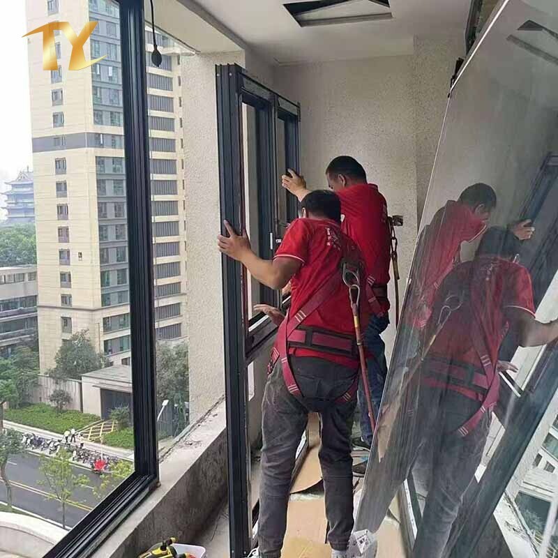 High Quality Soundproof Alumnium Folding Windows And Aluminum Doors