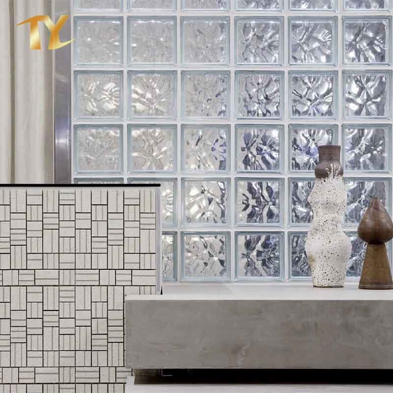High Quality Clear Colorful Crystal Block Glass Brick China Factory
