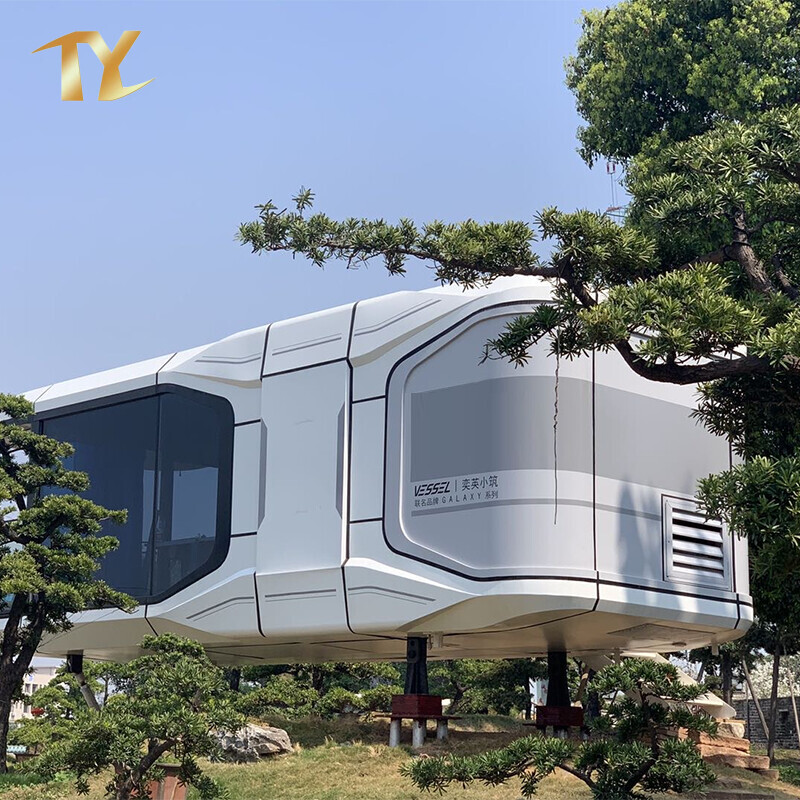 20FT/40FT Modern Cabin Prefab Pod Prefabricated House Mobile Container Space Capsule House