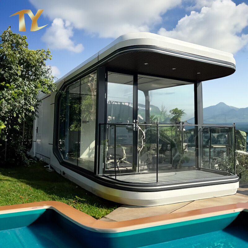 Prefab House Space Capsule Bed Cabin Hotel Container Outdoor Mobile Tiny House