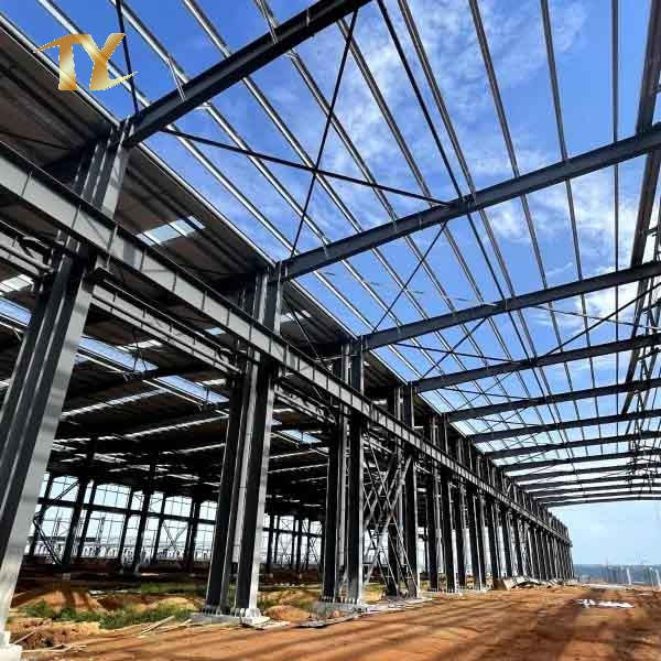 Steel Structure Frame For Building Construction Workshop Warehouse