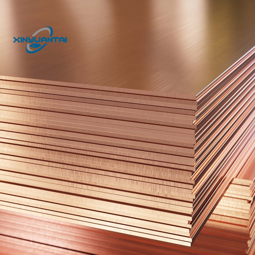 Copper Plate 0.2mm 0.5mm 1mm 2mm Sheet Metal Forming Panel Rolled Copper Sheet Plate Price Per Ton