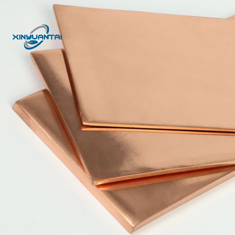 Copper Plate 0.2mm 0.5mm 1mm 2mm Sheet Metal Forming Panel Rolled Copper Sheet Plate Price Per Ton
