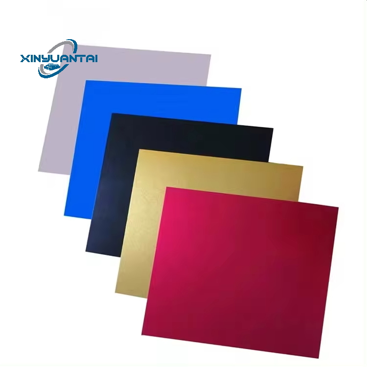 Color Aluminum Plate Brushed Gold Black White color Heat Transfer Hd Photo Panel Sublimation Coated Aluminum Plate Metal Aluminium Sheet