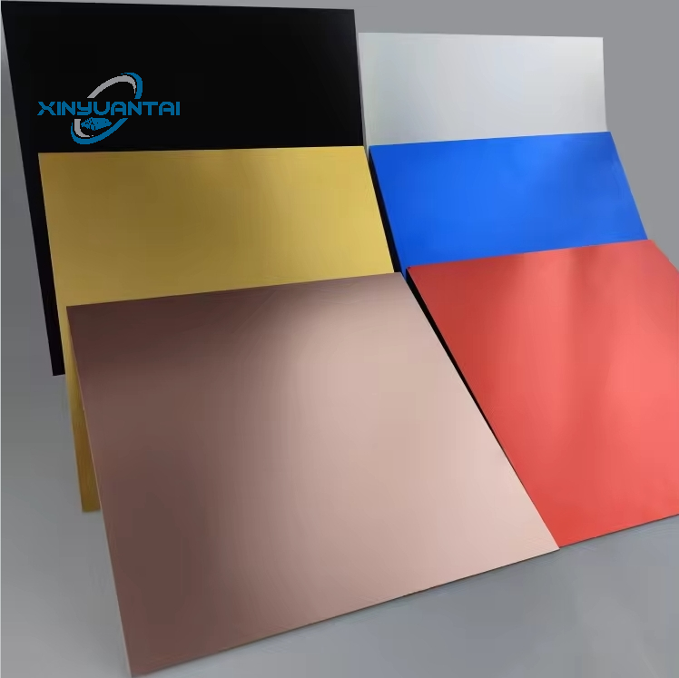 Color Aluminum Plate Brushed aluminum sheet Golden brushed anodized aluminum sheets for wall cladding panel brushed
