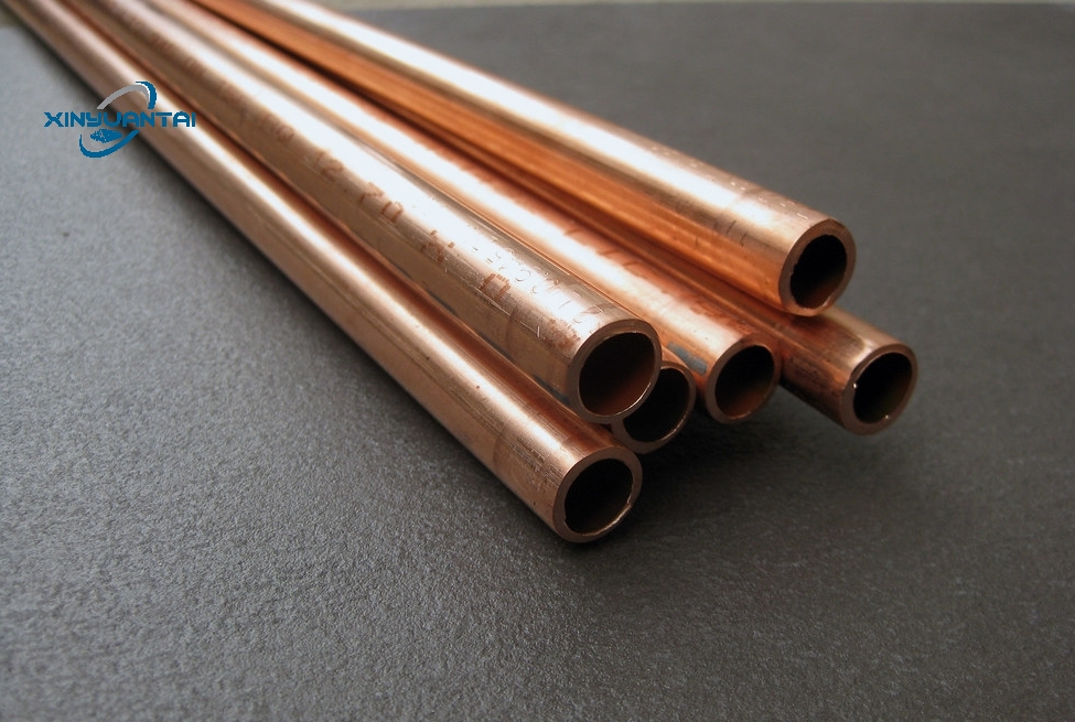 Copper Pipe 5 Inch 1/2 Red Split Air Conditioner Tube Pancake Copper Pipes