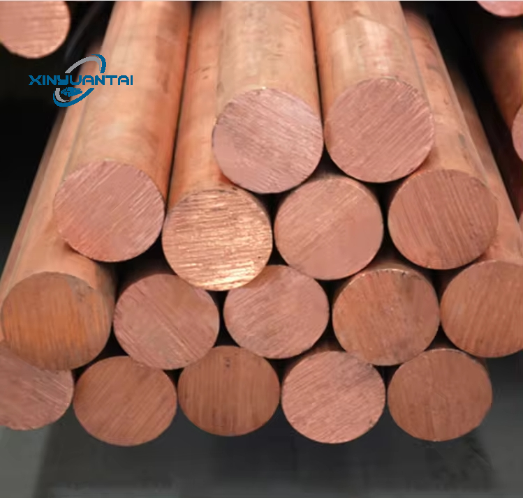 Copper Rod Pure Copper 16mm 99.9 Pure Copper 5mm 8mm 15mm 30mm Large Diameter Copper Chrominum Earth Round Rod Products For Sale