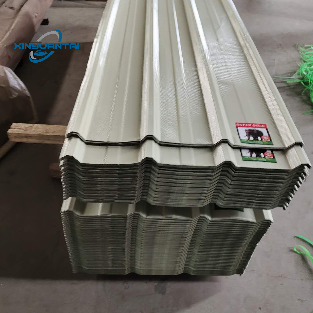 PPGI Coated Roofing Metal Tile Panel Material Color Coated Zinc Corrugated Prepainted Galvanized Steel Roofing Sheets