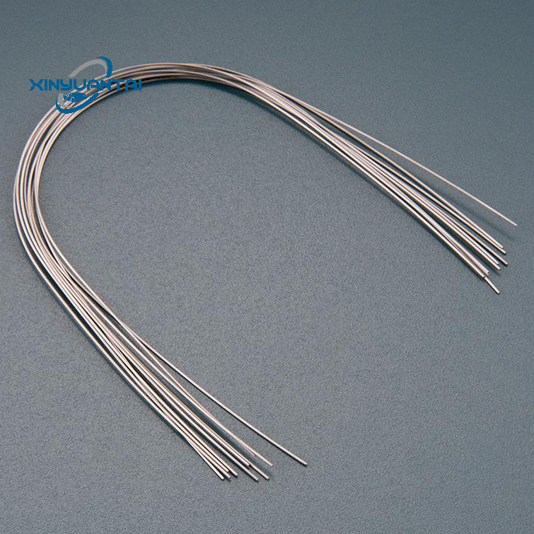 0.1-6.0mm nitinol shape memory alloy wire nickel titanium wire for medical