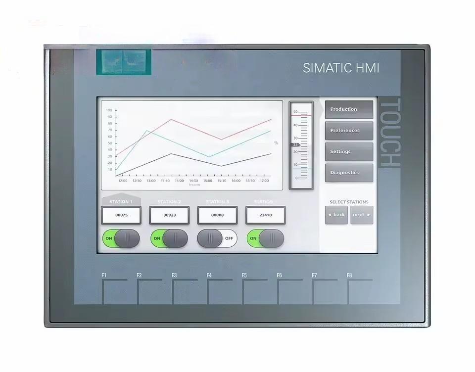 Siemens SIMATIC HMI 7-дюймовый TFT-дисплей Клавиша/сенсорный экран KTP700 Базовые панели DP 6AV2123-2GA03-0AX0