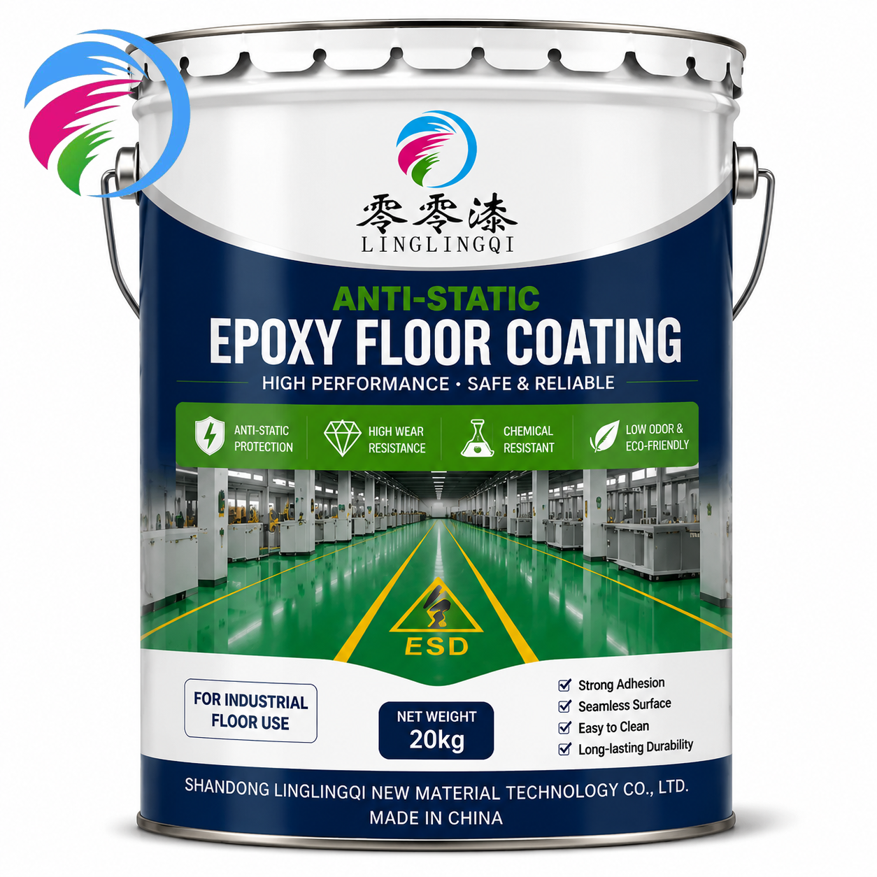 Anti-static epoxy flat coating Anti-static epoxy flat coating