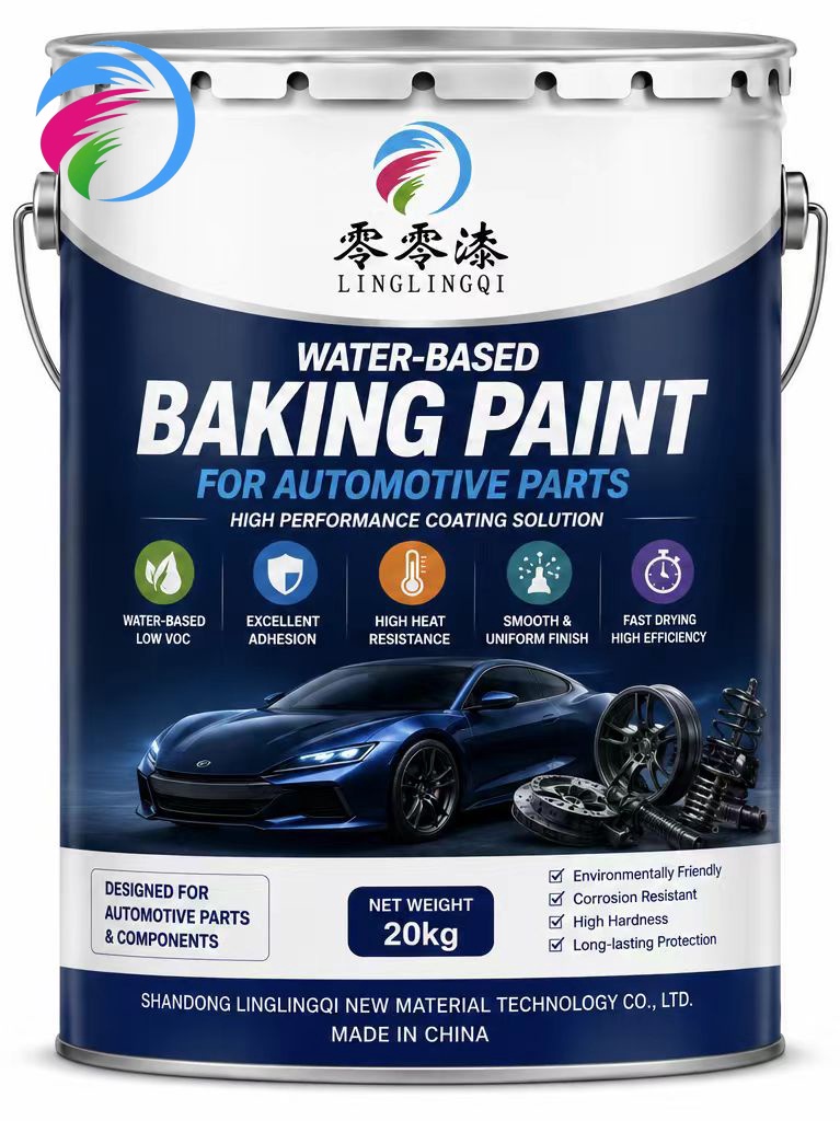 Water borne black shock absorber metal protective paint